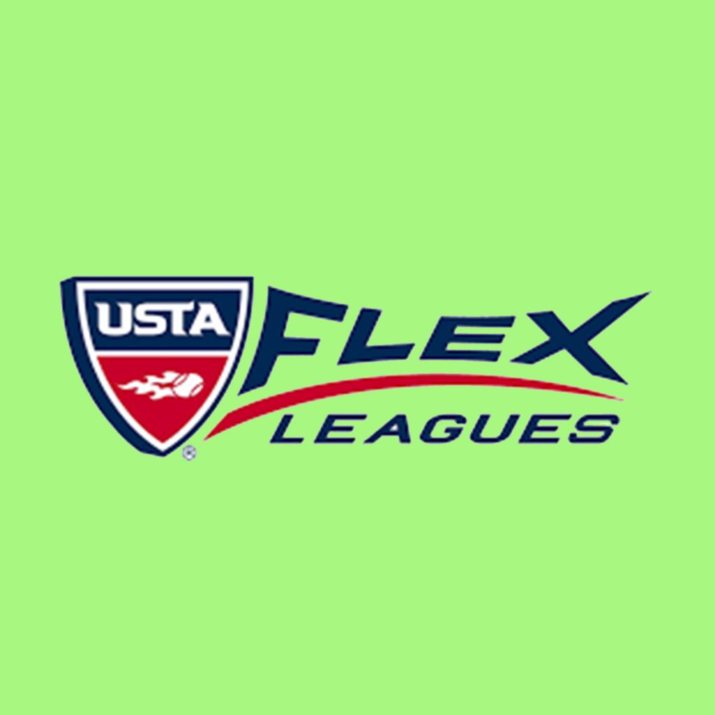 USTA Flex branding with tennis ball icon