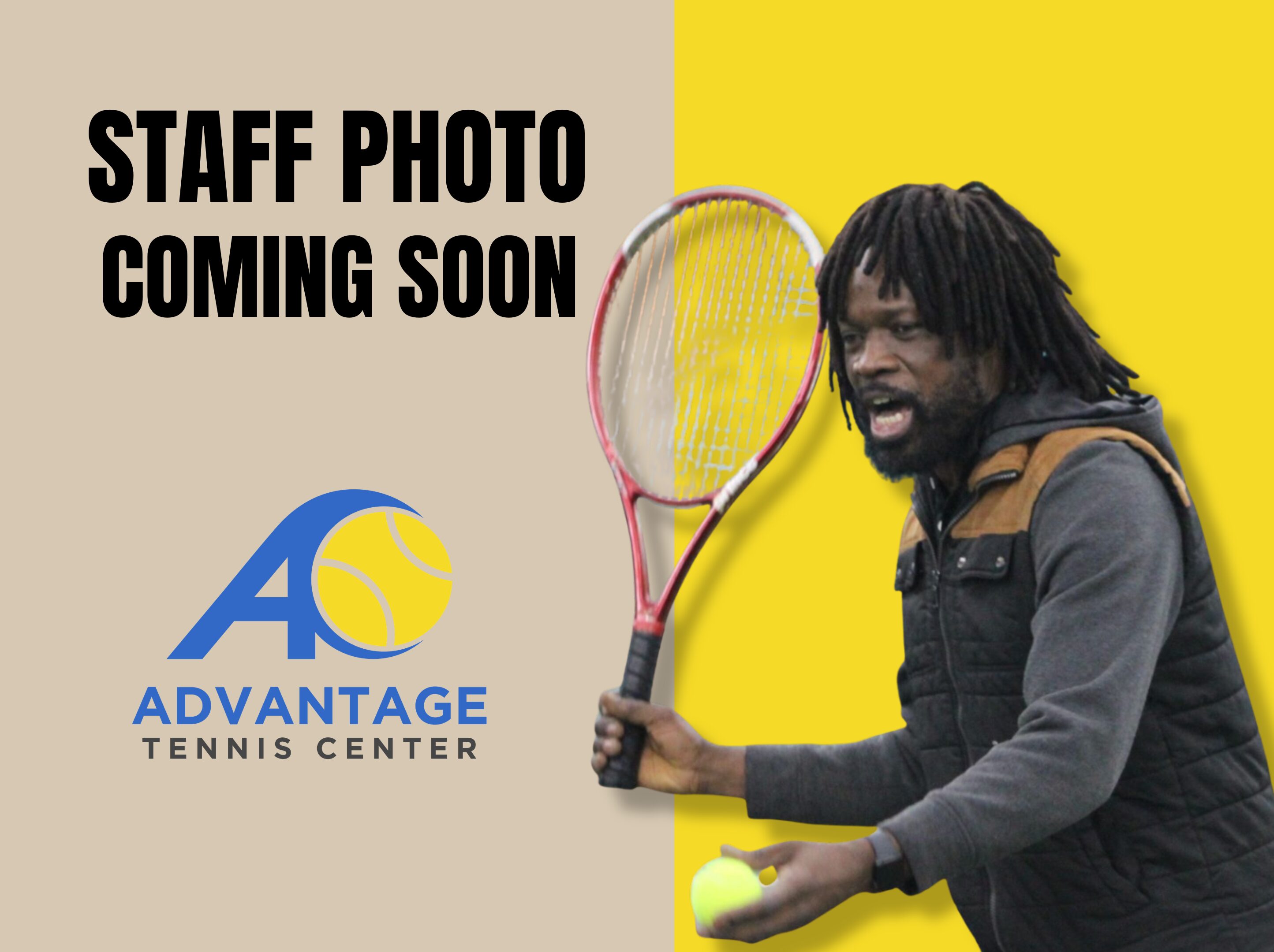 Picture of a tennis staff person