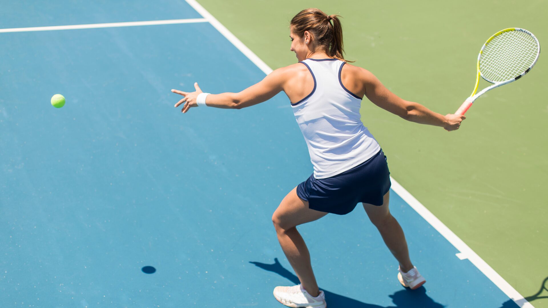 Tennis Player in a tournament