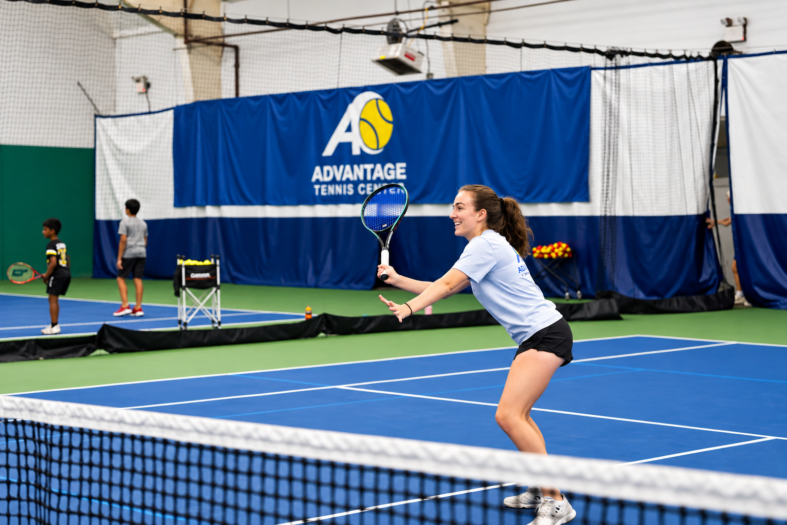Adult tennis at Advantage Tennis Center