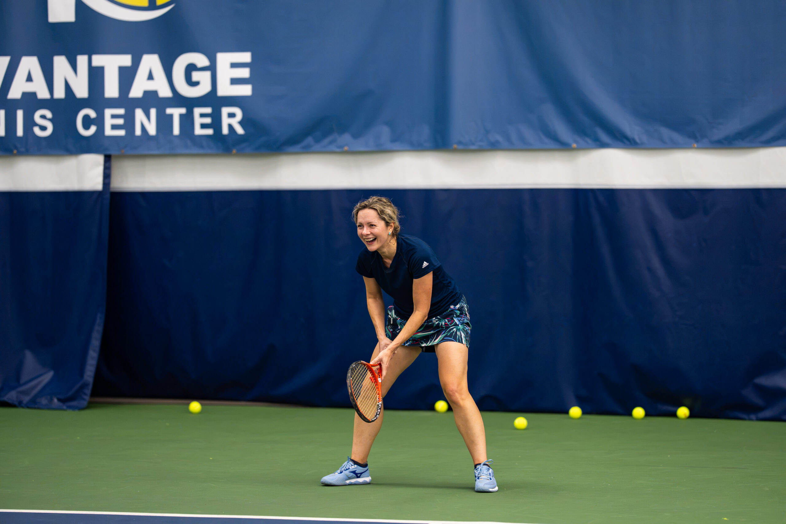 Competitive tennis at Advantage Tennis Center